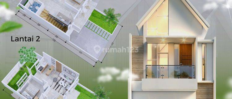 Dijual Rumah 2 Lantai Daerah Hertasning Skema Syariah 1