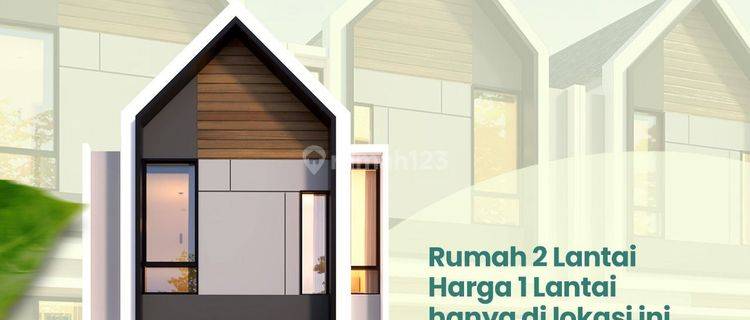 Dijual Rumah 2 Lantai Desain Scandinavian Lokasi Kompleks IDI 1