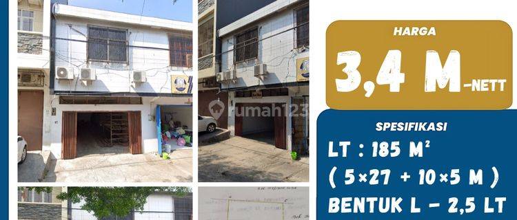 DIJUAL RUKO 2 LANTAI COCOK BUAT INVESTASI ATAU BUKA USAHA, AREA RAMAI 1