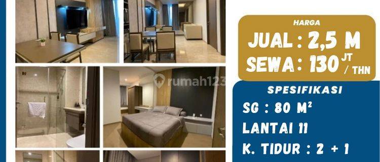 DIJUAL APARTMENT MURAH DI 31 SUDIRMAN SUITES COCOK BUAT INVESTASI ATAU TEMPAT TINGGAL 1