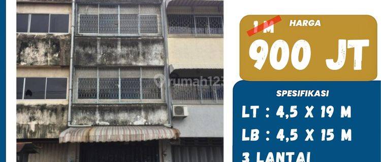 DIJUAL RUKO MURAH 3 LANTAI DI MACCINI BARU CUMA 900 JUTAAN 1