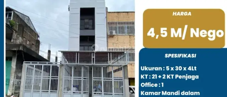 DIJUAL RUMAH KOS MURAH CUMA 4,5 M COCOK BUAT INVESTASI USAHA KOS-KOSAN  1