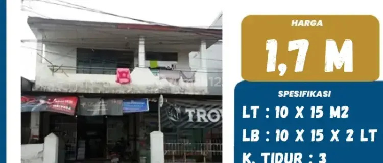 DIJUAL RUKO MURAH AREA POROS MANNURUKI  1