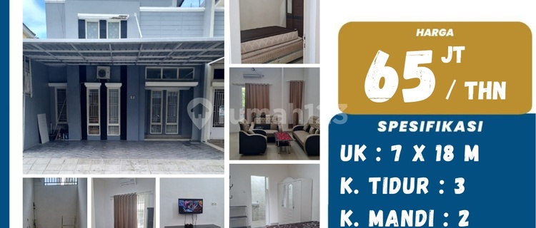 DISEWAKAN RUMAH MURAH FULL FURNISH DI ROSEWOOD TANJUNG BUNGA 1