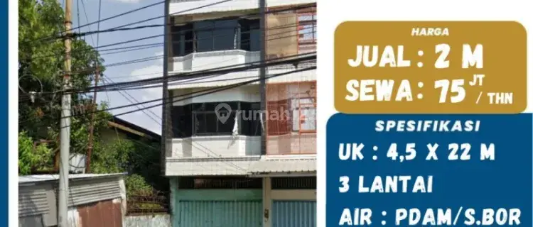 DIJUAL RUKO MURAH DI JALAN TEUKU UMAR RAYA 1