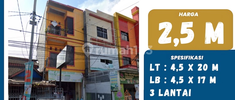 DIJUAL RUKO 3 LANTAI MURAH DI PELITA RAYA 1