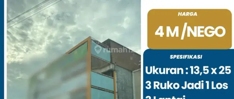 DIJUAL RUKO 3 LOS DENGAN HARGA MURAH DI KANCONG DAENG LALANG GOWA 1
