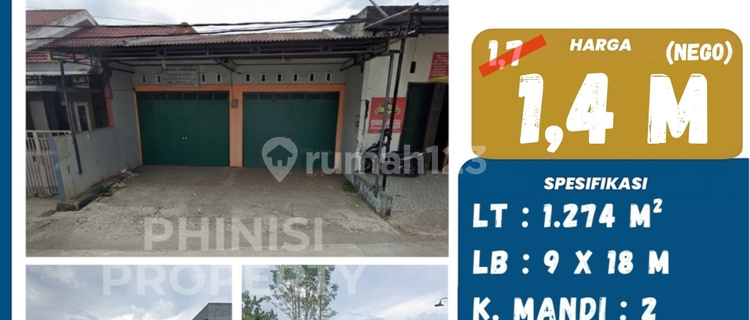 Shop House + Large Land on Jalan Pallantikang 1 Gowa Near Syech Yusuf 1