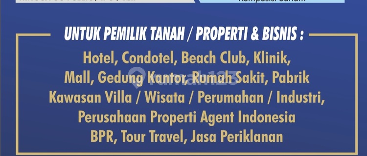 Only Pay 9 Billion from the Price of 90 Billion for 5,595 Square Meters of Land. Bonus: Submission to Investors for 5-Star Hotel Construction Funds. 1
