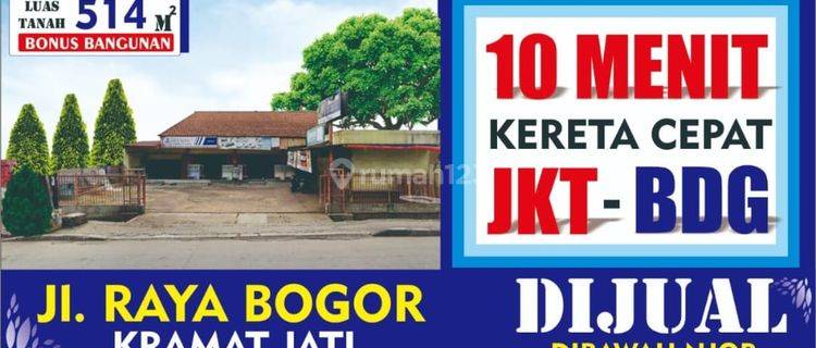 RUMAH KOMESRIL HITUNG TANAH HARGA DIBWH NJOP KRAMAT JATI JAKARTA TIMUR 1