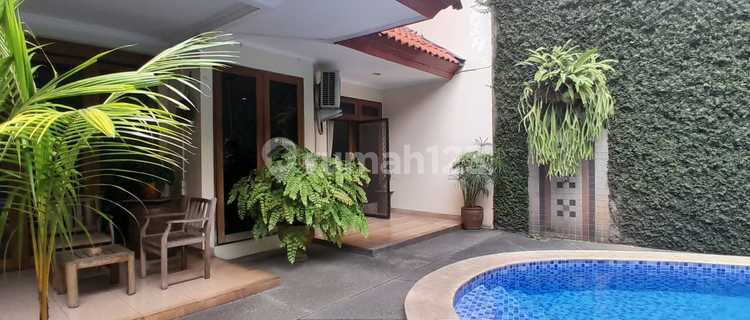 For Rent 2-Story House With Pool In Kemang South Jakarta 1