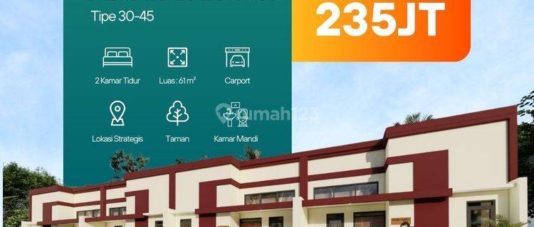 Rumah Minimalis Modern dengan Akses Mudah ke Toll Manisrenggo 1