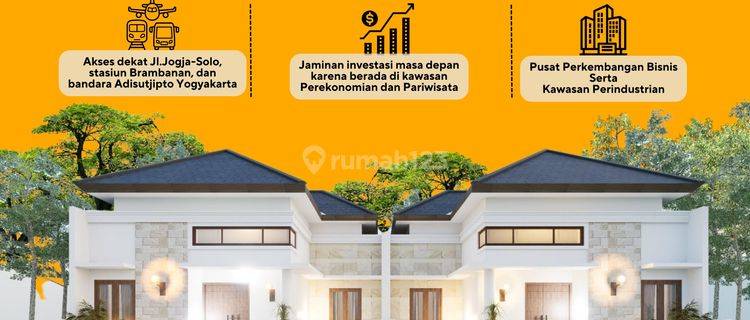 Dijual Rumah Type 50 M2 Hanya 300jutaan di Jogonalan Klaten 1