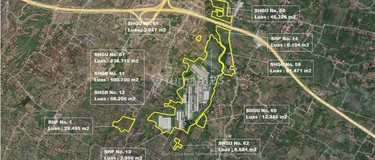 Tanah60 Ha Ex Kandang Sapi , Lokasi 200 M Dari Exit Tol Tongas, Probolinggo 1