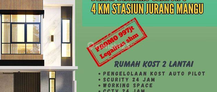 Dijual Kost,dekat Bintaro Sektor 9 3 Km Rs Pondok Indah Bintaro 1