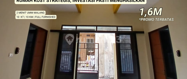Promo: Boarding House 10 Rooms Fully Furnished Behind UMM Malang 1