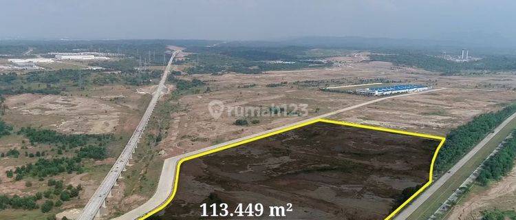 Kavling Industri 11ha di Kawasan Industri Artha Hill Karawang Barat Dekat Ke Deltamas, Jababeka, Delta Silicon, Mm2100, Cikarang 1