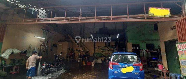 Ruang Usaha Ex Cucian Mobil Pinggir Jalan Bagus di Bekasi Timur 1