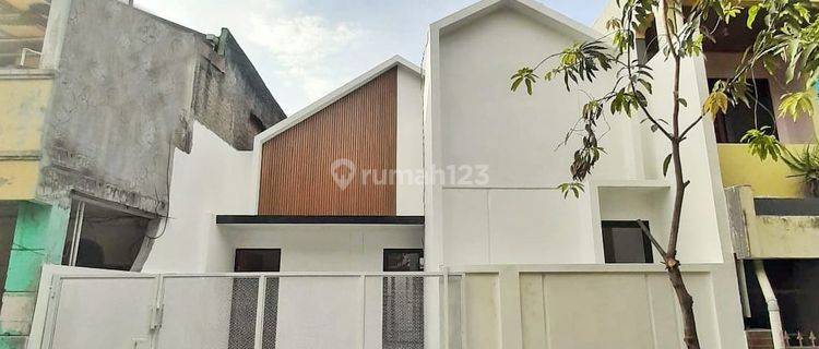 Rumah Konsep Tropical Modern Bangunan Baru 1 Lt di Harapan Indah  1