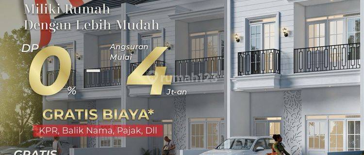 Dijual Rumah Ready Unit Area Wisata, 2 Lantai Tipe 65 SHM 3KT 2KM, Promo Agustus Dp 0 Free All Biaya 1