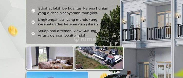 Rumah 2 Lantai Baru Free Furnished SHM Ready Unit Dp0 1