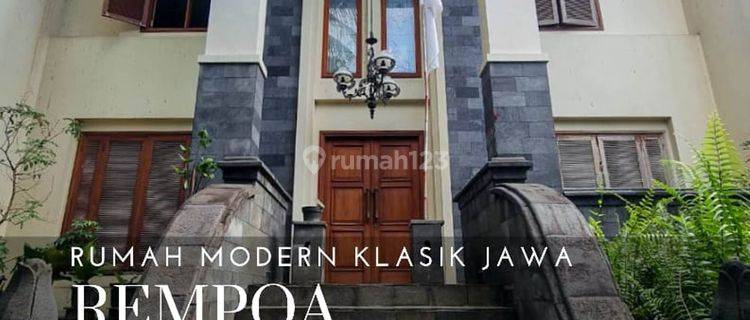 Rumah Modern Classic Jawa Mewah di Taman Rempoa Indah 1