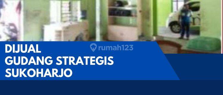 Dijual Gudang Strategis Industri 1194m2,Lokasi Grogol,sukoharjo 1