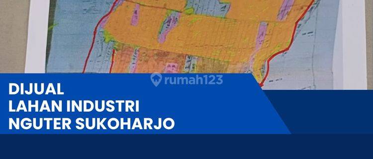 Dijual Tanah Zona Industri 35 Ha Lokasi di Nguter,sukoharjo  1