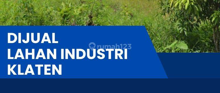 Dijual Lahan Zona Industri 1,6 Ha Lokasi di Pedan,klaten Bu  1