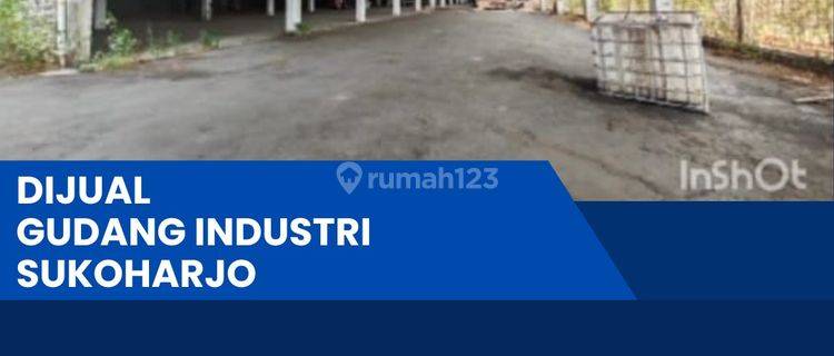 Dijual Gudang Zona Industri,lokasi Sukoharjo,luas 1,5 Hektar 1