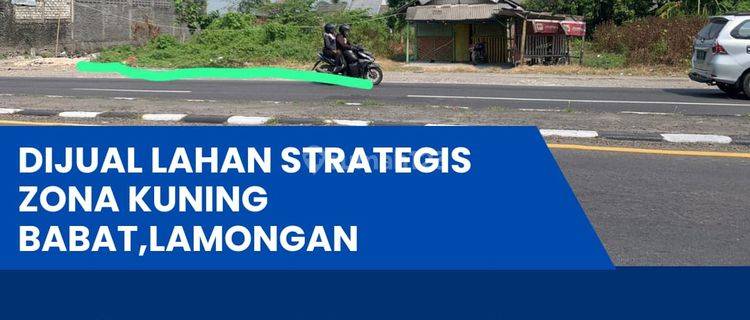 Dijual lahan industri lokasi lamongan luas 1129m BU! 1