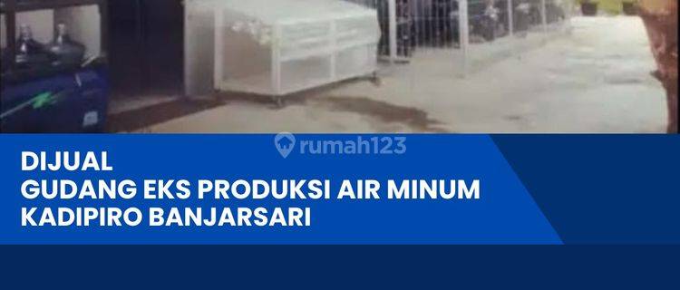 Dijual Gudang Eks Produksi Air Minum 446m2 Banjarsari,surakarta  1