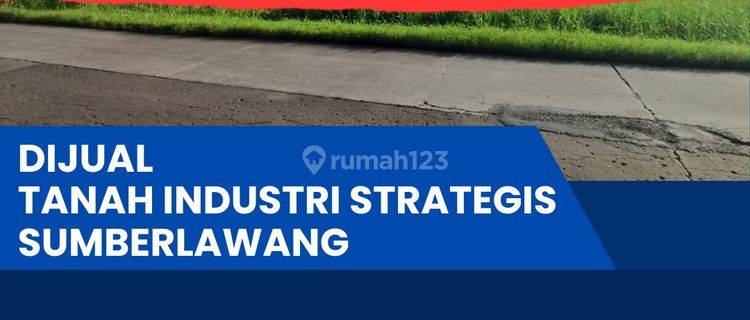 Dijual Lahan Strategis Industri,lokasi Sumberlawang,sragen,12 Ha,bu  1