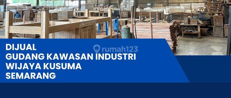 Dijual Gudang Strategis Zona Industri,Lokasi Tugu,Semarang 1 Hektar Bu! 1