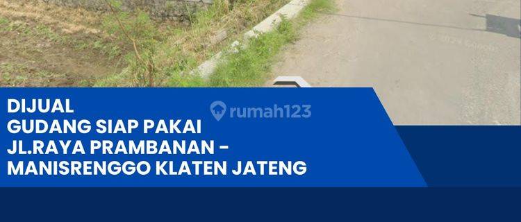 Dijual Cepat Gudang Zona Industri,Lokasi Prambanan,Klaten 2105m2 Bu! 1