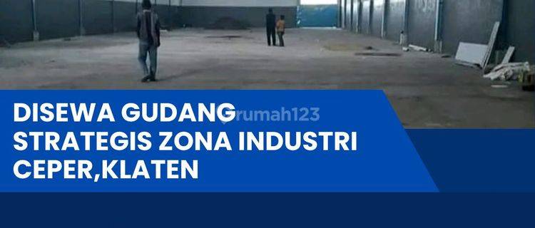 Disewakan Gudang Zona Industri Luas 3500m2 Lokasi Ceper klaten 1