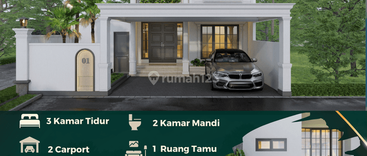 Rumah Super Mewah Jogja Bonus Jacuzzi  1