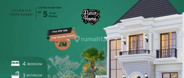 Rumah di Cluster Elit Gaya American Style Jogja Barat 1