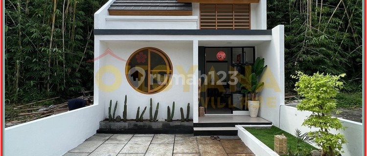 Rumah Jogja Murah Ada Taman Bermain Jepang Modern Jalan Wates 1