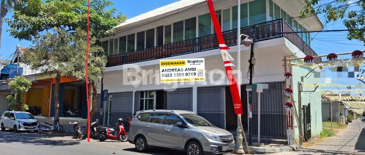 FOR RENT: SHOPHOUSE IN TULUNGAGUNG CULINARY CENTER, BUSY TWO-WAY STREET, AMPLE PARKING. 1