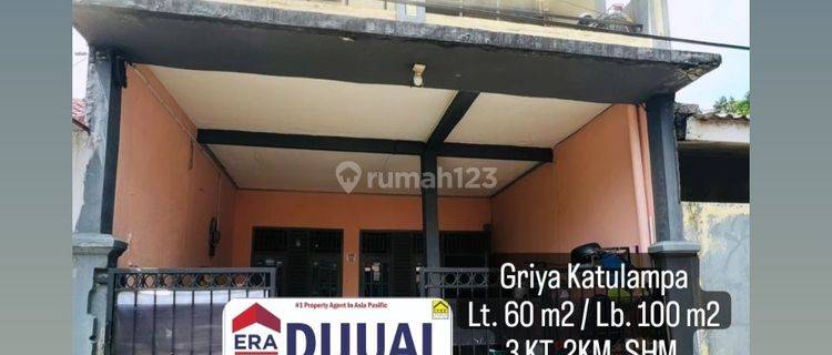 Dijual rumah di Griya Katulampa SHM dkt Summarecon 1