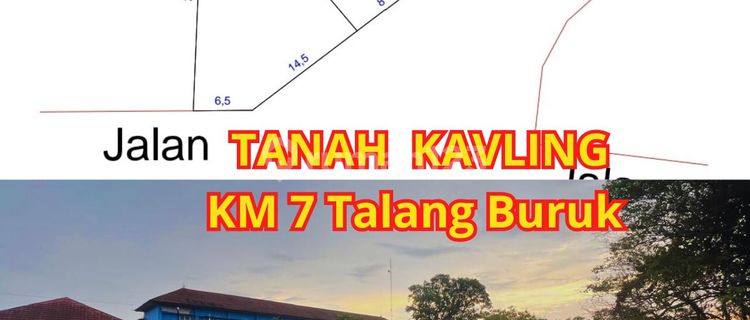 tanah murah siap bangun di km 7 talang buruk 1