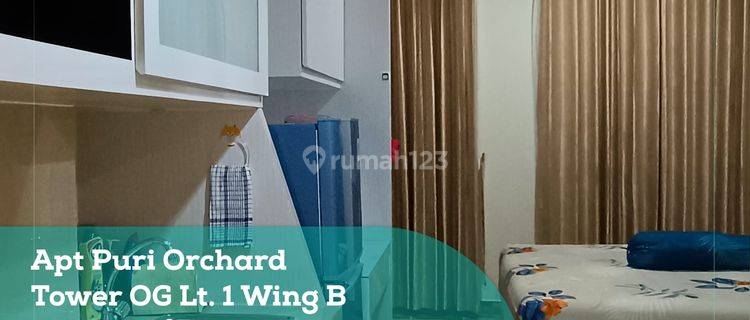 Dijual Apartemen Puri Orchard Twr Orange Groove Lt. 1 Tipe Studio 1