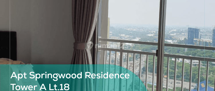 Dijual Apartemen 2 BR di Springwood Residence Tower A Lt.18 1