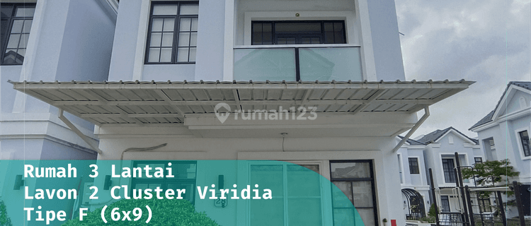 Disewa Rumah Hoek 3 Lantai di Lavon 2 Cluster Viridia Konsep Jepang 1