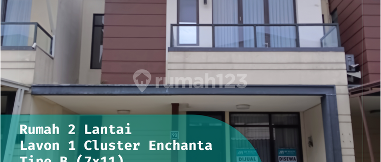 Disewa Rumah 2 Lantai di Lavon 1 Cluster Enchanta 1