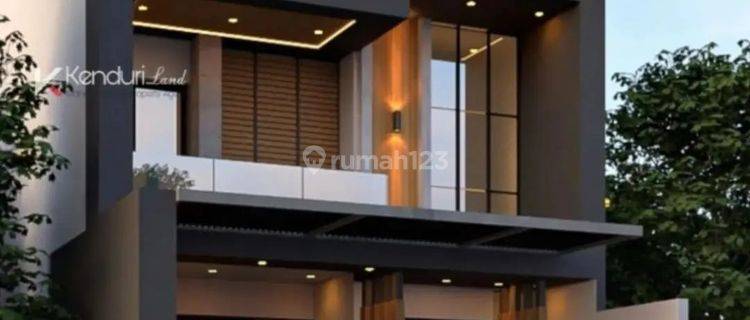 Rumah modern 2 lantai rooptop strategis dekat tol Andara  1