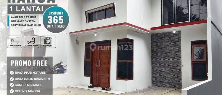 Rumah Murah 2 Lantai Siap Huni Lokasi Strategis Dekat Stasiun  1