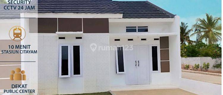 Dijual cepat rumah termurah 1 lantai siap huni dekat jalan Tol  1