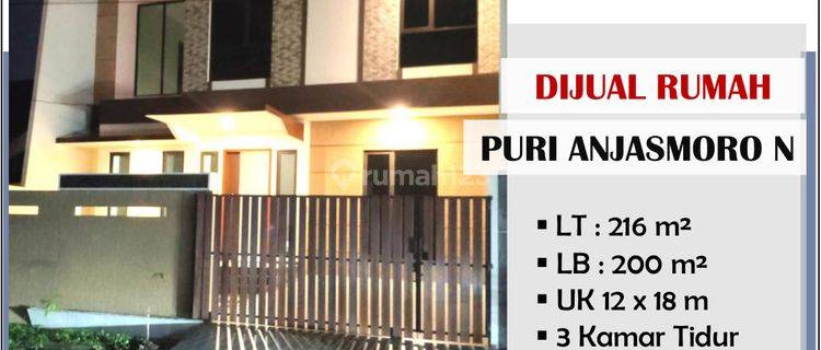 Dijual Rumah 2 Lt di Jl. Puri Anjasmoro Blok N, Puri Anjasmoro 1